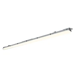 Réglette lumineuse Pagon T8 blanc neutre 2200lm 22W IP65 L. 158,9 x l.7,3 x H.6,4cm gris GoodHome