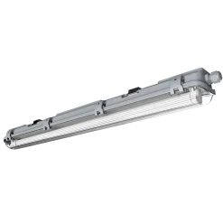 Réglette lumineuse Pagon T8 blanc neutre 900lm 9W IP65 L.67,9 x l. 7,3 x H.6,4cm gris GoodHome