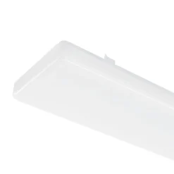 Réglette lumineuse Serrao LED intégrée blanc neutre IP44 5900lm 48W L.90xl.16xH.5cm blanc GoodHome