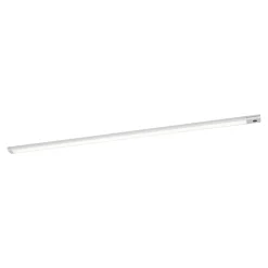 Réglette sous meuble à détection Menezes LED intégrée blanc neutre IP20 900lm 15W L.88,5xl.4,2xH.1cm chrome GoodHome