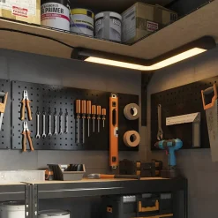 Réglette sous meuble embout Ingstad IP20 5V l.10,7xH.9,2cm noir GoodHome