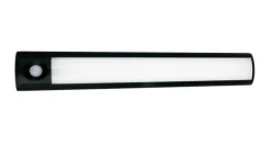 Réglette sous meuble Fiennes LED intégrée blanc neutre IP20 120lm 1.9W L.27xl.4,1xH.2cm noir GoodHome