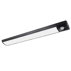 Réglette sous meuble Fiennes LED intégrée blanc neutre IP20 120lm 1.9W L.27xl.4,1xH.2cm noir GoodHome