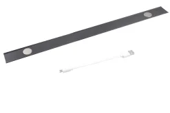 Réglette sous meuble Fiennes LED intégrée blanc neutre IP20 260lm 3.7W L.54xl.4,1xH.2cm noir GoodHome