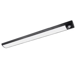 Réglette sous meuble Fiennes LED intégrée blanc neutre IP20 260lm 3.7W L.54xl.4,1xH.2cm noir GoodHome