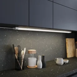 Réglette sous meuble Hartog LED intégrée blanc neutre IP20 2520lm 21W L.120xl.6,3xH.2,4cm blanc GoodHome