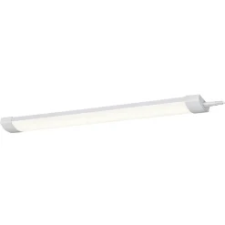 Réglette sous meuble Hartog LED intégrée blanc neutre IP20 1260lm 11W L.60xl.6,3xH.2,4cm blanc GoodHome