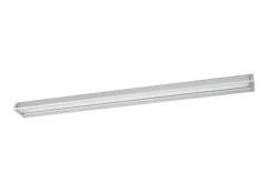 Réglette sous meuble Idonie LED intégrée blanc neutre IP20 1100lm dimmable 9W l.55,9xL.2,5xH.6,2cm métal et plastique chrome GoodHome