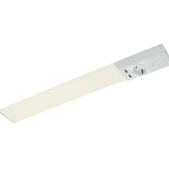 Réglette sous meuble Mokoli LED intégrée IP20 USB 800lm 10W L.54xl.8xH.4cm blanc GoodHome