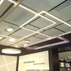 Réglette Suspendue LED Large 120cm 35W Argent - Blanc Neutre 4000K - 5500K - SILAMP