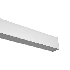 Réglette Suspendue LED Large 120cm 35W Argent - Blanc Neutre 4000K - 5500K - SILAMP