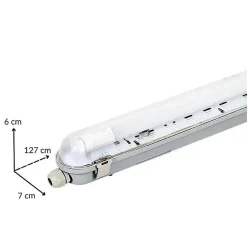 Réglette étanche 120 cm pour 1 Tube LED T8 IP65 (Boitier vide) (Pack de 6) - SILAMP
