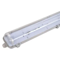 Réglette étanche double pour tube LED T8 120cm IP65 (boitier vide) - SILAMP