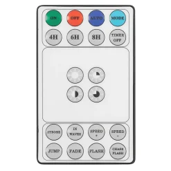 Rideau lumineux de noël ECD Germany 600cm 240LED diy blanc chaud avec minuterie 19 modes d'éclairage