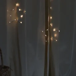 Rideau lumineux pluie d'étoiles microLED - Chromex