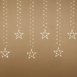 Rideau lumineux étoiles blanc chaud - Lotti