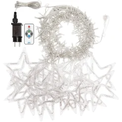 Rideau lumineux étoiles blanc chaud - Lotti