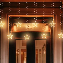 Rideau lumineux étoiles blanc chaud - Lotti