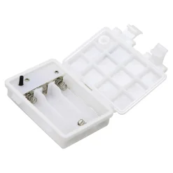 Rideaux lumineux extérieur LED Batterie 30 lumières IP44 0.25 W blanc chaud beige, or et transparent