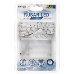 Ruban LED à pile - blanc - L330 cm - Atmosphera