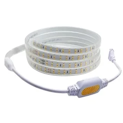 Ruban LED - SILUMEN - 220V - 50M - Double Rangée - IP65 - Blanc Froid 6000K