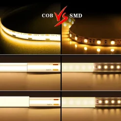 Ruban LED COB 5M 24V IP20 280LED/m - Blanc Neutre 4000K - 5500K - SILAMP