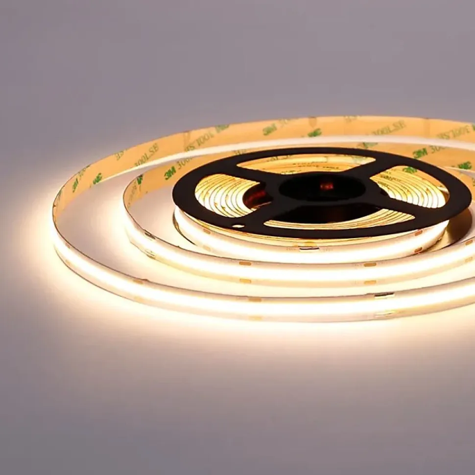 Ruban LED COB 5M 24V 10W/M IP20 480LED/m - Blanc Froid 6000K - 8000K - SILAMP