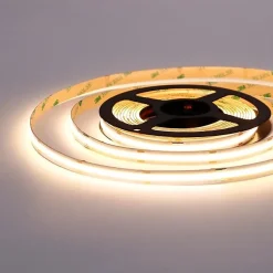 Ruban LED COB 5M 24V 10W/M IP20 480LED/m - Blanc Chaud 2300K - 3500K - SILAMP