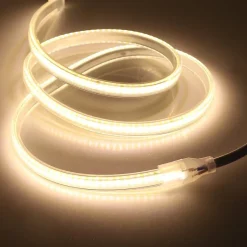 Ruban LED COB 220V IP65 432LED/m (vendu sur mesure au mètre) - Blanc Chaud 2300K - 3500K - SILAMP