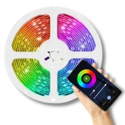 Ruban LED Connecté WiFi RGBW+CCT 2M 12V IP44 90LED/m - SILAMP