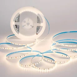 Ruban LED Fin 5mm 24V IP20 210LED/M 5M - Blanc Chaud 2300K - 3500K - SILAMP