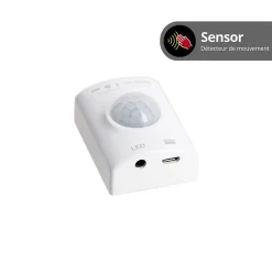 Ruban LED lumineux à LED Rechargeable - 1 mètre - Détection de mouvement et ouverture de porte - 200 lumens - Blanc neutre