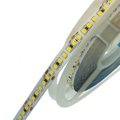 Ruban LED 5M DC24V 120LED/m, 1300lm/M 12W/m, Largeur 10mm Coupe tous les 3.5cm Blanc Froid 6000K