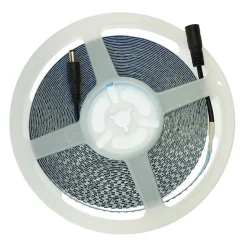 Ruban LED 5M DC24V 120LED/m, 1300lm/M 12W/m, Largeur 10mm Coupe tous les 3.5cm Blanc Chaud 3000K