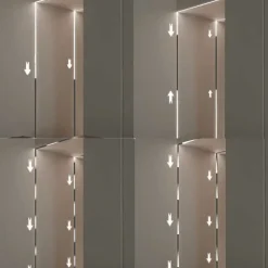 Ruban LED 10M Effet Dynamique 120LED/m 24V 10W/m + Contrôleur RF 12-24V pour Ruban LED - Blanc Neutre 4000K - 5500K - SILAMP