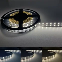 Ruban LED 5M 24V 5050 IP20 Double Rangée 120LED/m - Blanc Neutre 4000K - 5500K - SILAMP