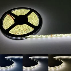 Ruban LED 5M 24V 5050 IP54 60led/m - Blanc Neutre 4000K - 5500K - SILAMP