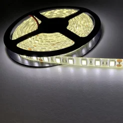 Ruban LED 5M 24V 5050 IP54 60led/m - Blanc Neutre 4000K - 5500K - SILAMP