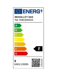 Ruban LED multicolore 10 mètres 220V IP65