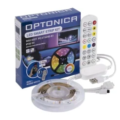 Ruban LED pour Télévision RGBW Wifi DC5V 60 LED/m 2m + Télécommande et Contrôler Wifi - SILAMP