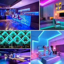 Ruban LED RGBW Wifi DC12V 60 LED/m 2m + Adaptateur Secteur et Contrôleur Wifi - Blanc Chaud 2300K - 3500K - SILAMP