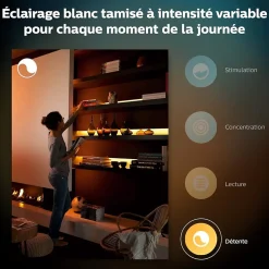 Ruban LED Shape smart light Philips Hue blanc et couleur d'ambiance 1m
