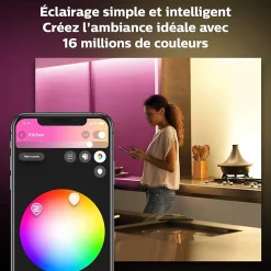 Ruban LED Shape smart light Philips Hue blanc et couleur d'ambiance 1m