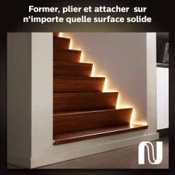 Ruban LED Shape smart light Philips Hue blanc et couleur d'ambiance 1m