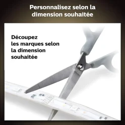 Ruban LED Shape smart light Philips Hue blanc et couleur d'ambiance 1m