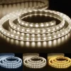 Ruban LED 220V 5050 IP65 60LED/m (Vendu sur mesure au mètre) - Blanc Neutre 4000K - 5500K - SILAMP