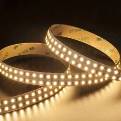 Ruban LED 12V 5M 2835 IP20 Double Rangée 240LED/m - Blanc Chaud 2300K - 3500K - SILAMP