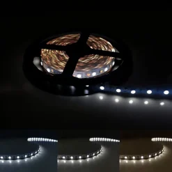 Ruban LED 12V 5M 5050 IP20 60LED/m - Blanc Neutre 4000K - 5500K - SILAMP