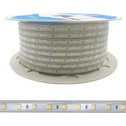 Ruban LED 220V Recoupable 5050 50M IP65 60LED/m - Blanc Froid 6000K - 8000K - SILAMP