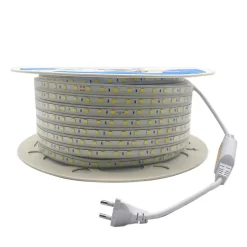Ruban LED 220V Recoupable 5050 50M IP65 60LED/m - Blanc Froid 6000K - 8000K - SILAMP